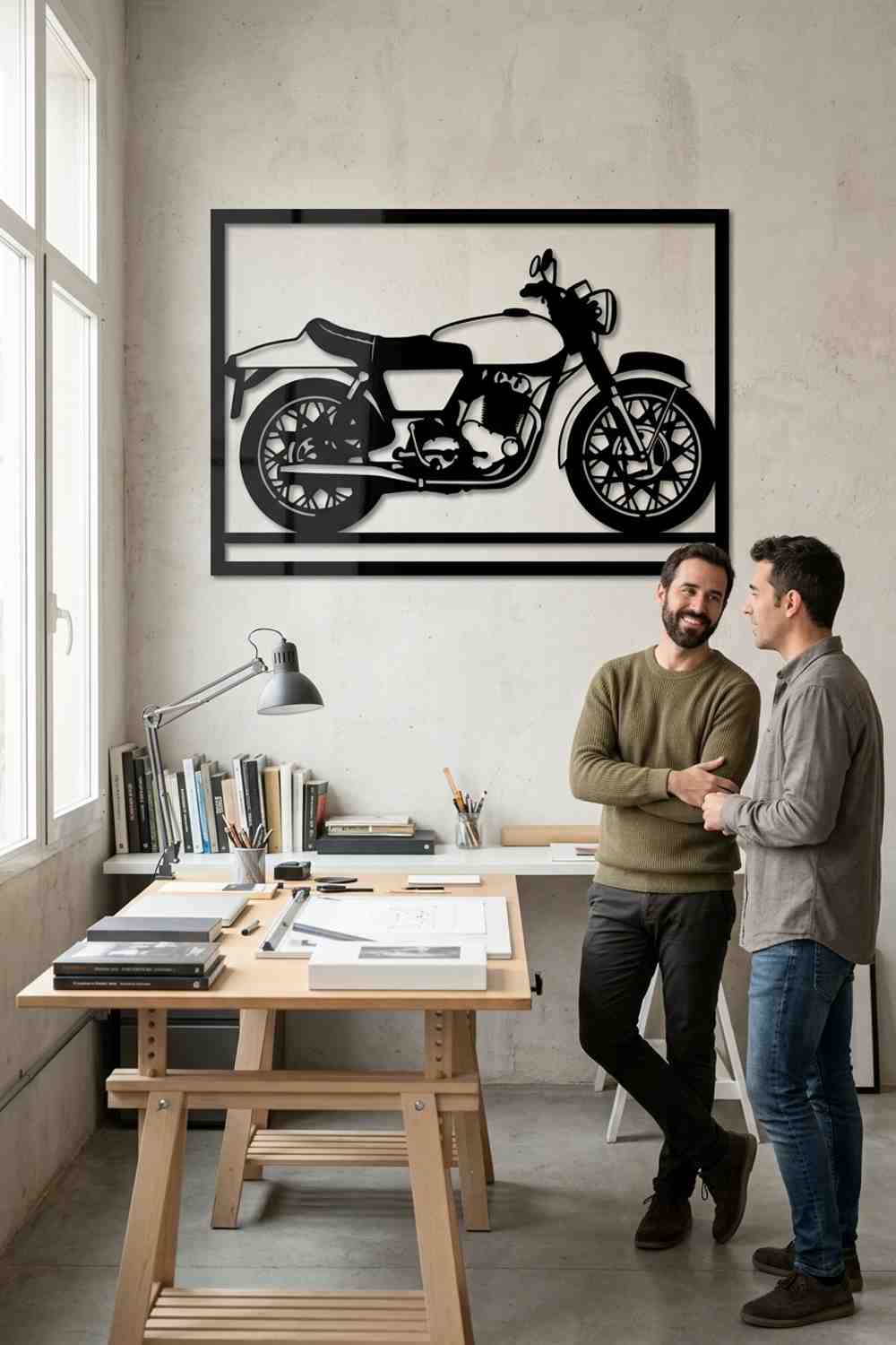 Norton Commando de 1968 - Cuadro decorativo | Cortayrecorta.es