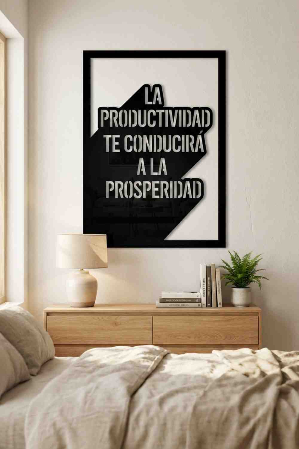 La productividad - Cuadro decorativo | Cortayrecorta.es