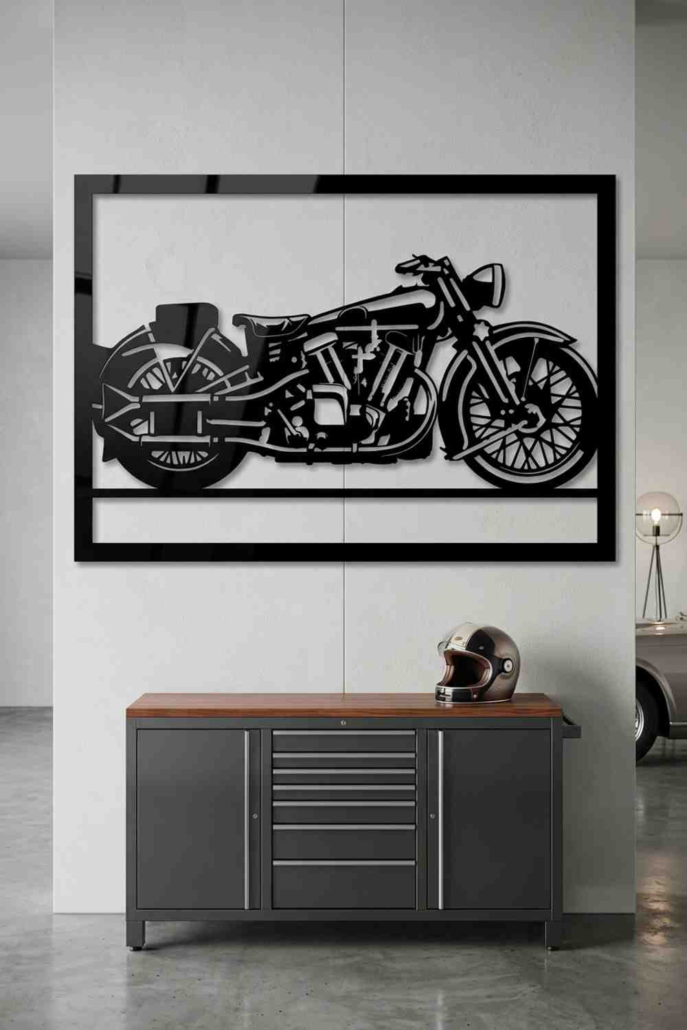 Brough Superior SS100 de 1937 - Cuadro decorativo | Cortayrecorta.es