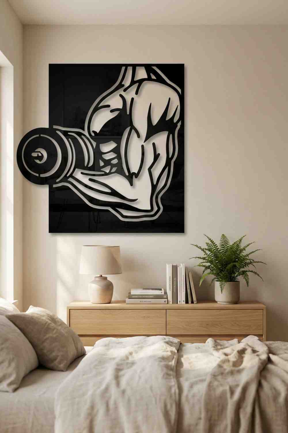 In the gym - Cuadro decorativo | Cortayrecorta.es