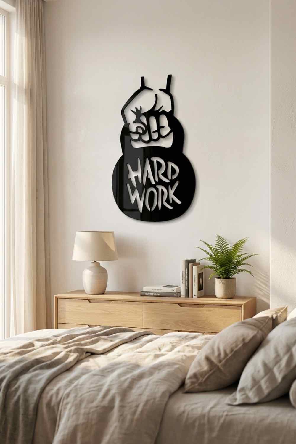 Hard Work - Cuadro decorativo | Cortayrecorta.es
