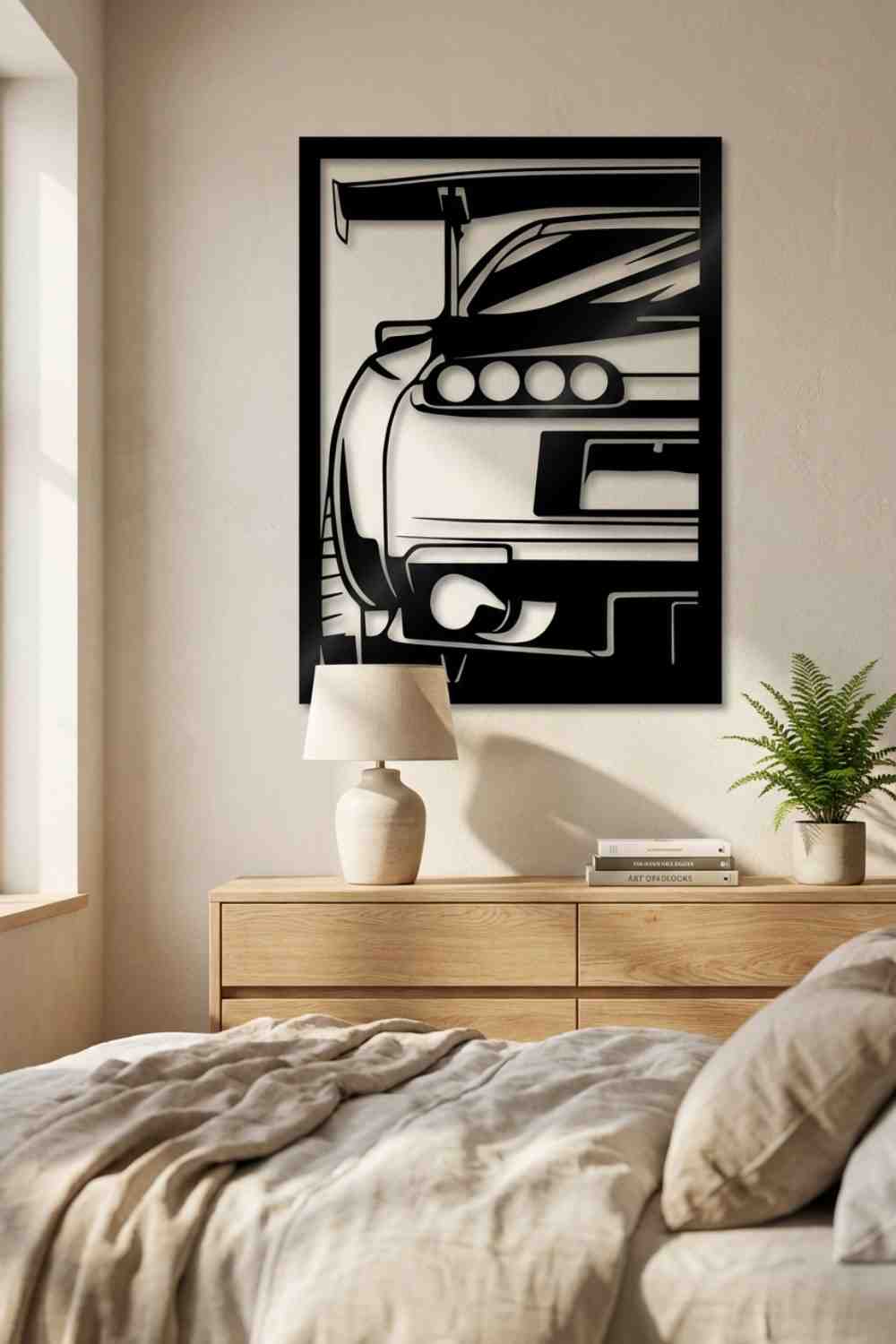 Toyota Supra - Cuadro decorativo | Cortayrecorta.es