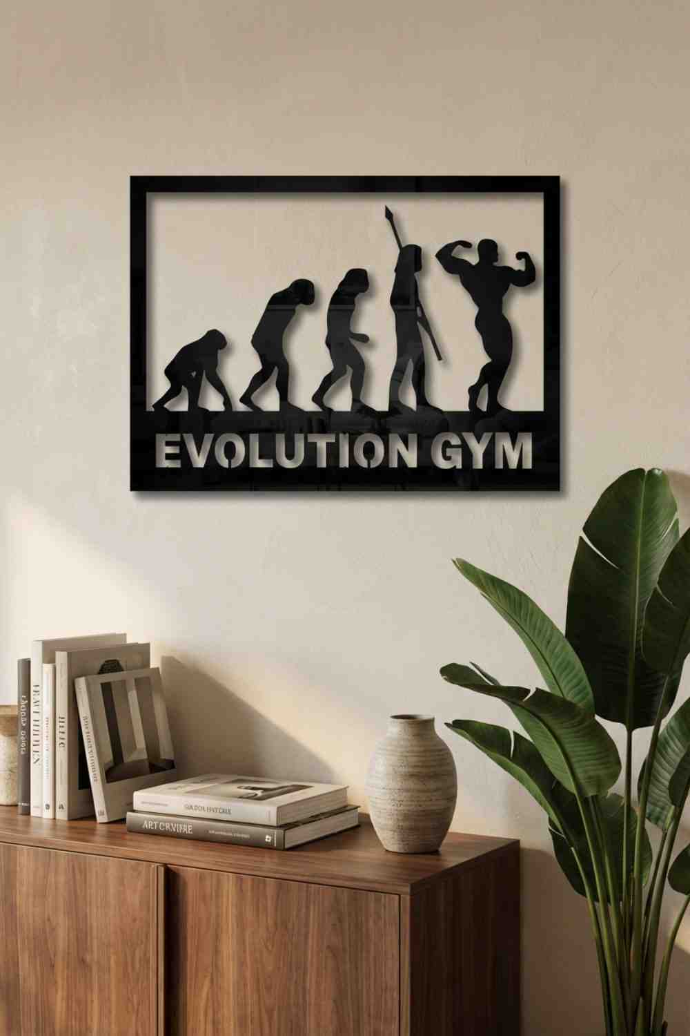 Evolution gym - Cuadro decorativo | Cortayrecorta.es