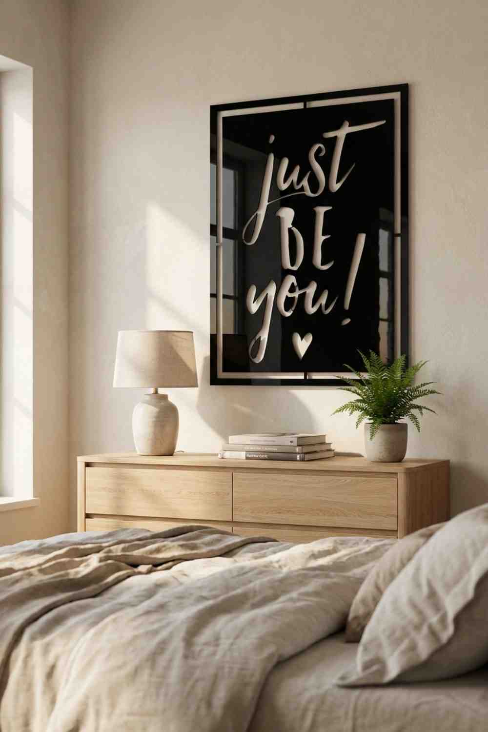 Just Be You - Cuadro decorativo | Cortayrecorta.es
