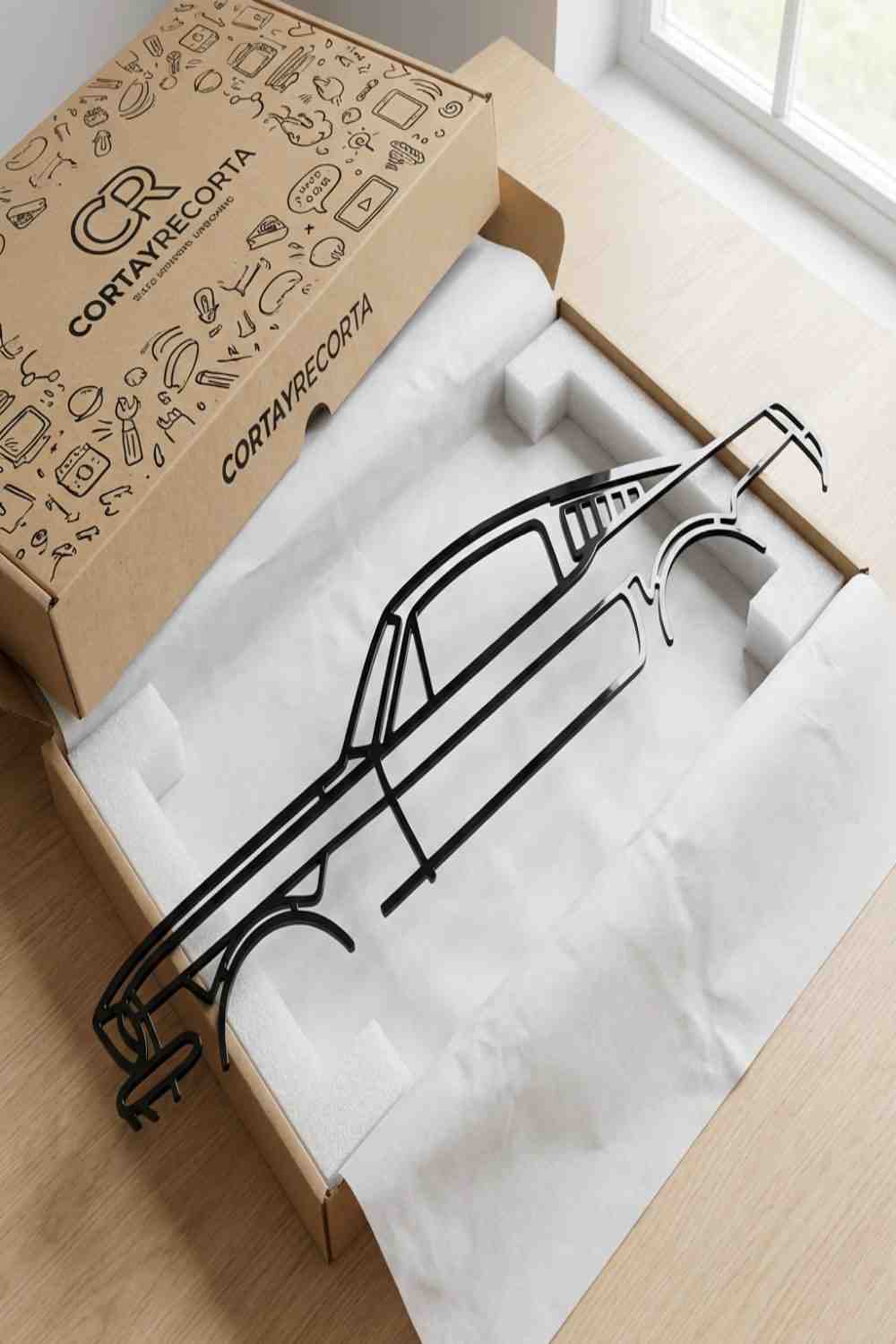 Mustang Fastback 1966 - Cuadro decorativo | Cortayrecorta.es
