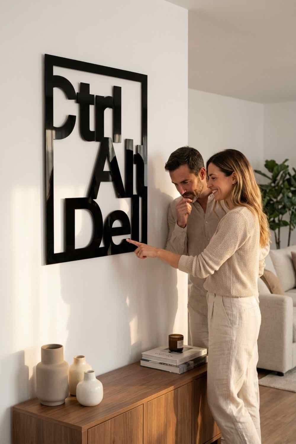 Ctrl Alt Del - Cuadro decorativo | Cortayrecorta.es