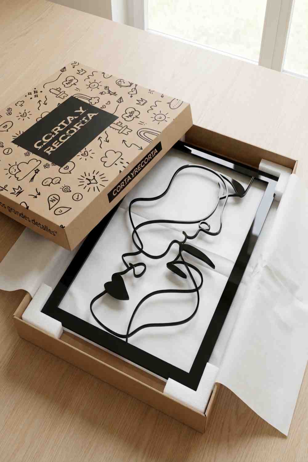 Caras - Cuadro decorativo | Cortayrecorta.es