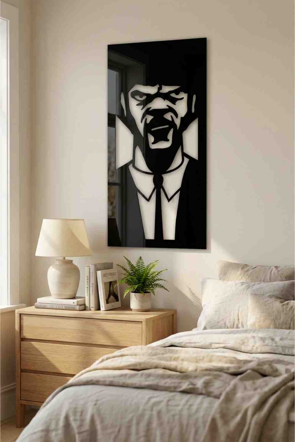 Samuel L. Jackson Pulp - Cuadro decorativo | Cortayrecorta.es