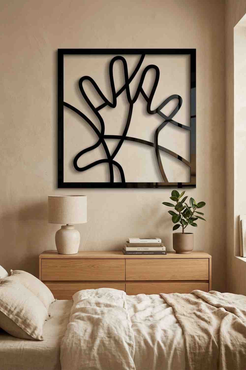 Hand - Romero Brito - Cuadro decorativo | Cortayrecorta.es