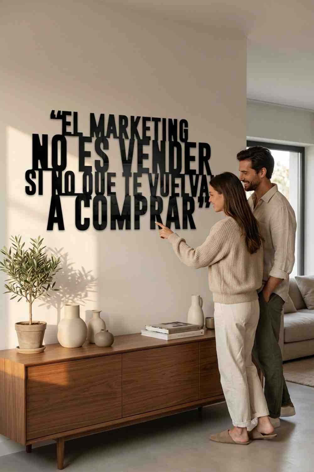 El marketing no es vender - Cuadro decorativo | Cortayrecorta.es