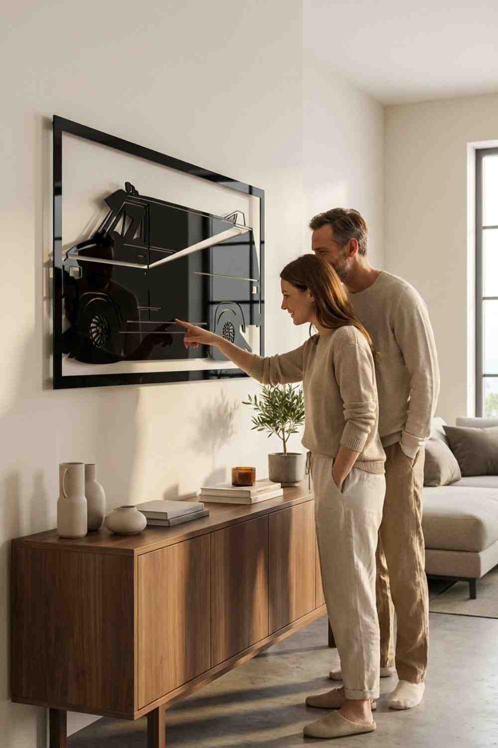 Furgoneta Del Equipo A - Cuadro decorativo | Cortayrecorta.es
