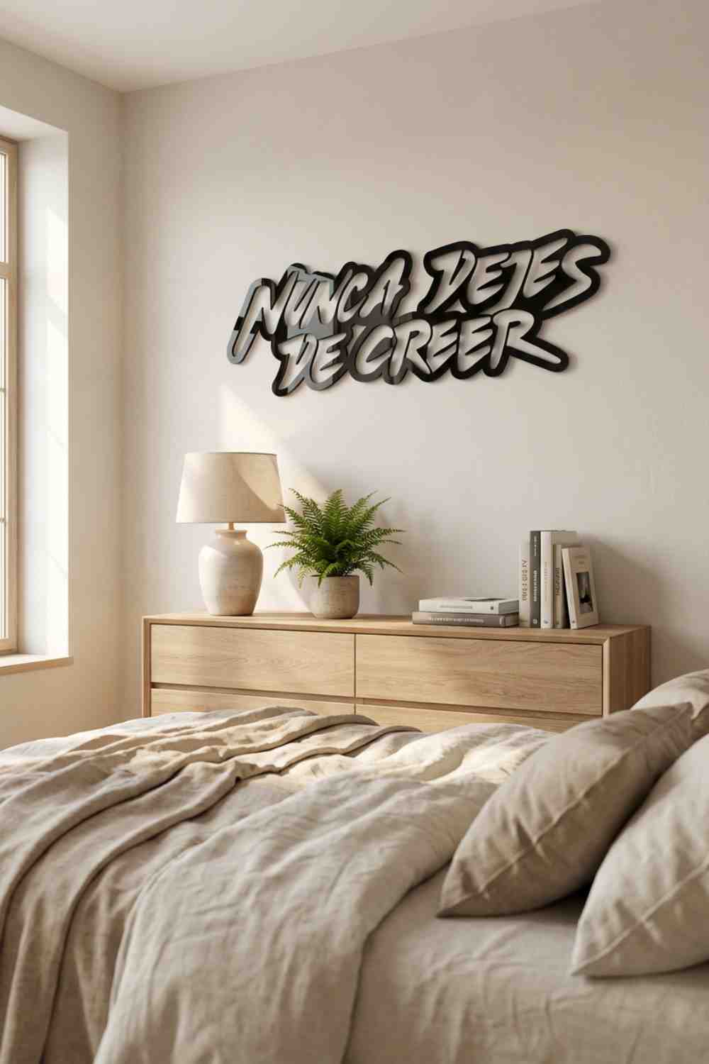 Nunca Dejes De Creer - Cuadro decorativo | Cortayrecorta.es