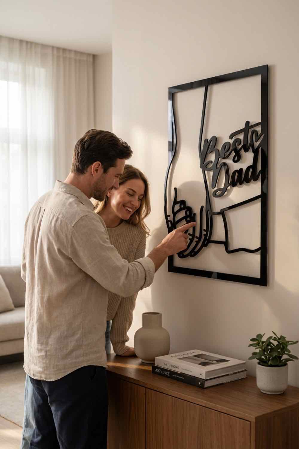 Best Dad - Cuadro decorativo | Cortayrecorta.es