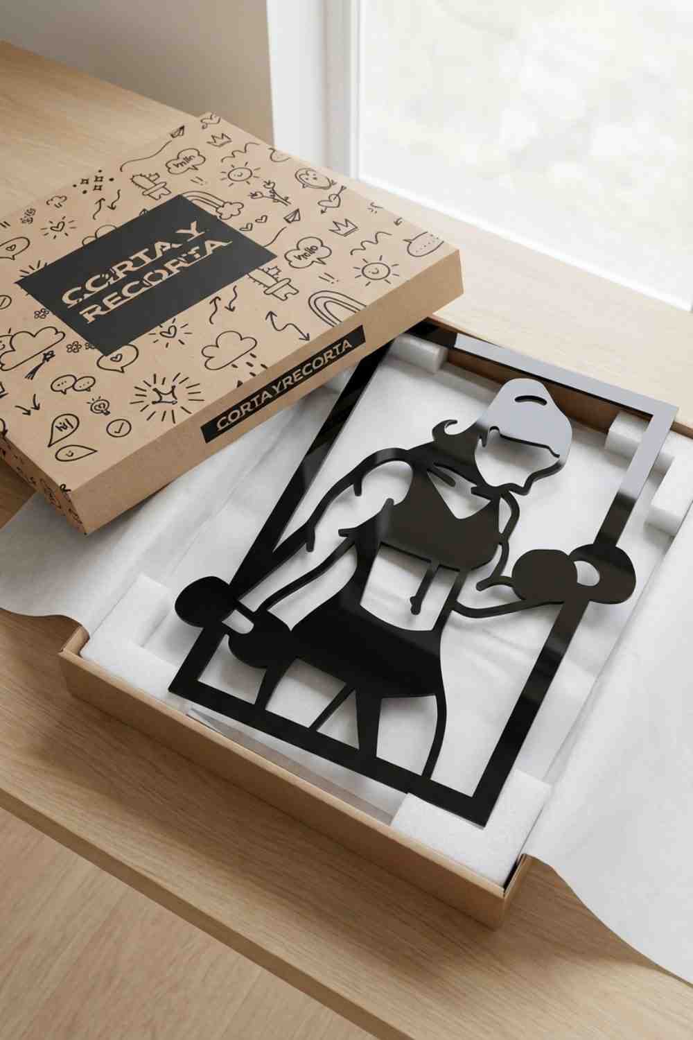 Chica fitness - Cuadro decorativo | Cortayrecorta.es