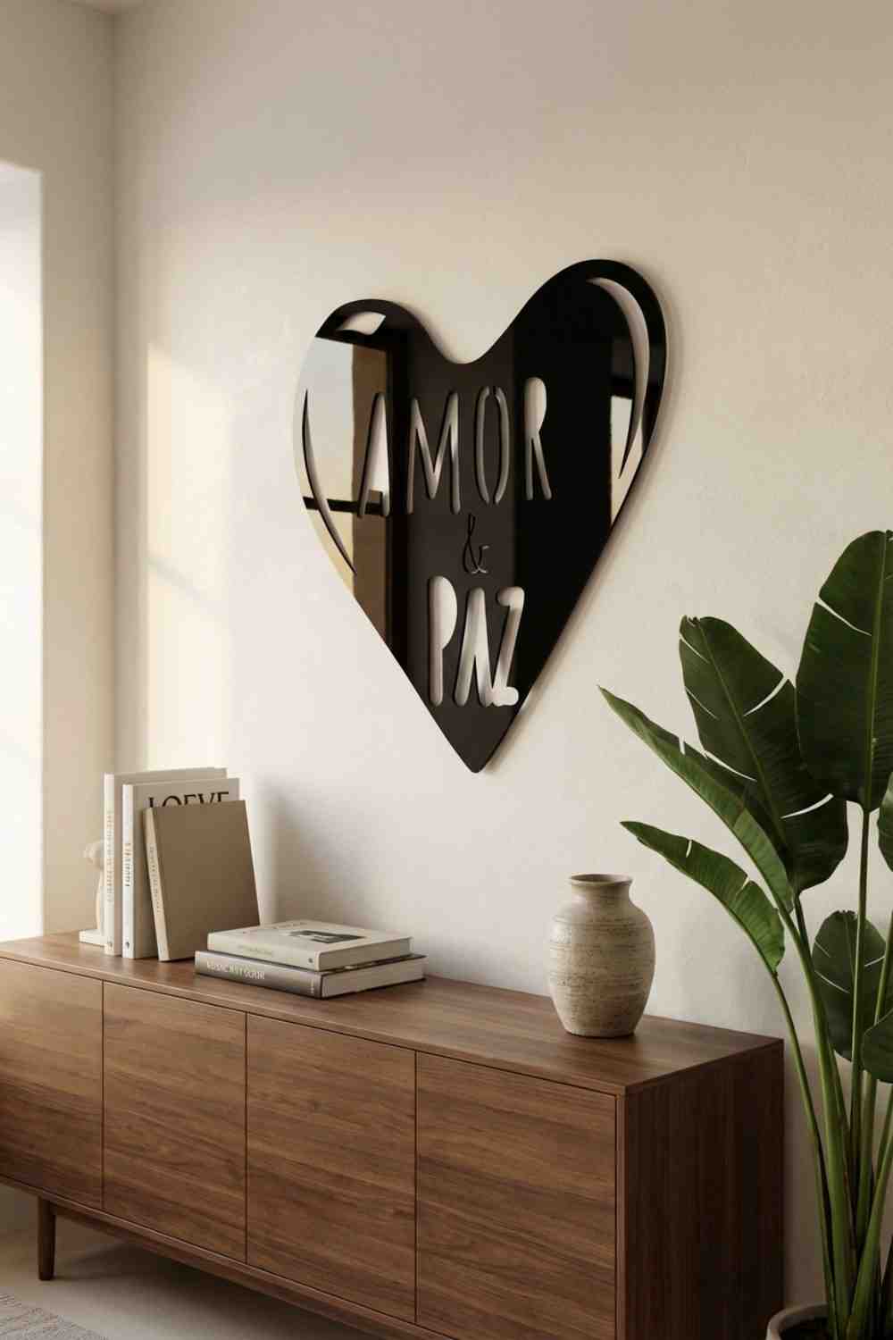 Amor Y Paz - Cuadro decorativo | Cortayrecorta.es