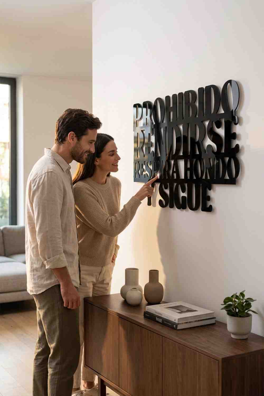 Prohibido Rendirse - Cuadro decorativo | Cortayrecorta.es