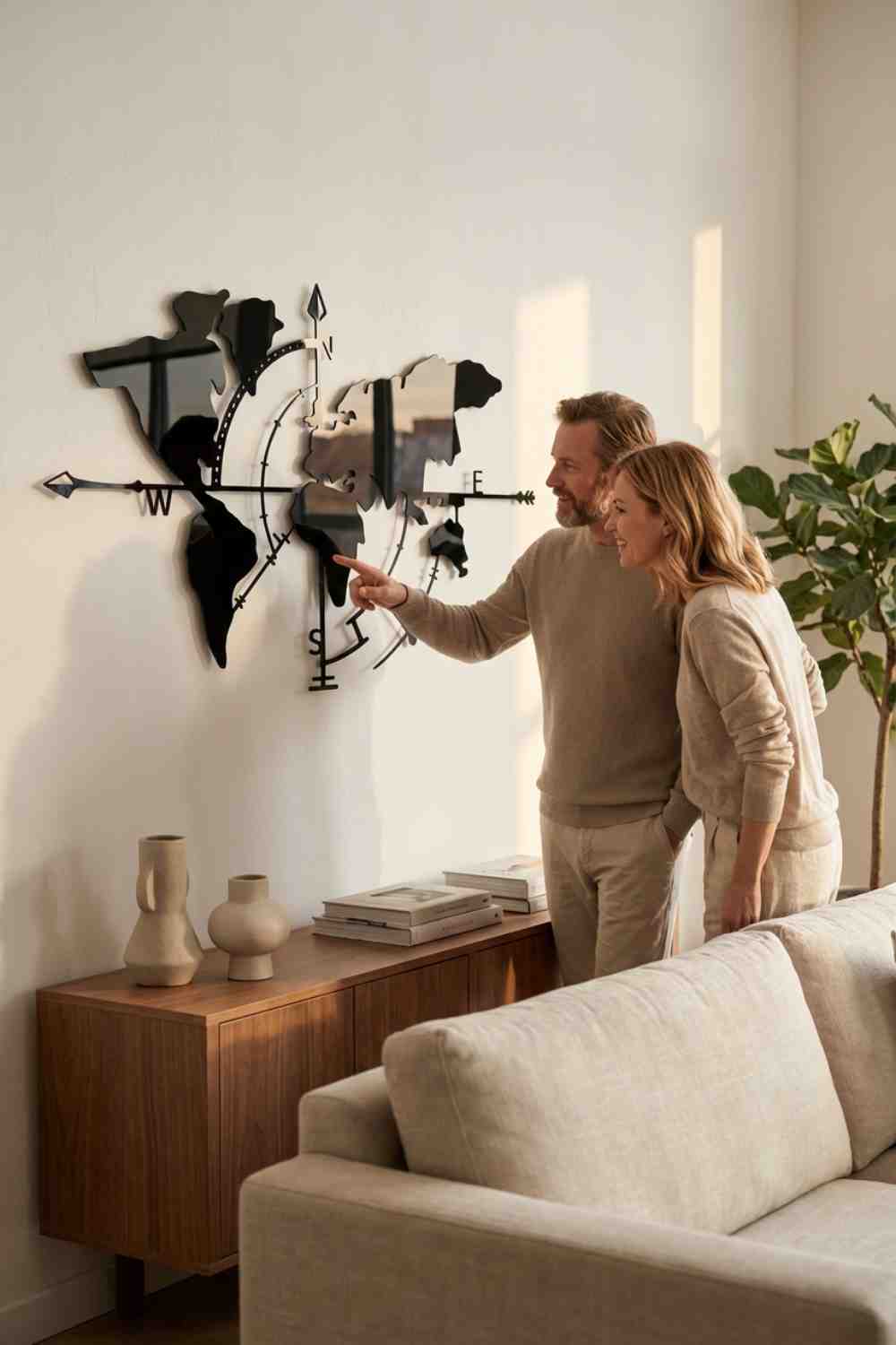 Mapa Indy - Cuadro decorativo | Cortayrecorta.es