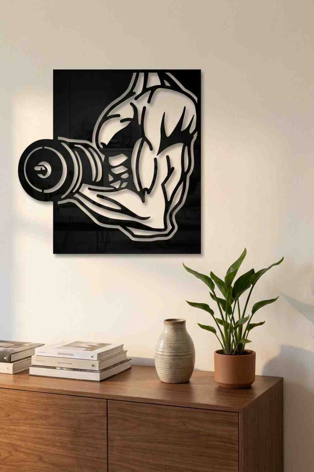 In the gym - Cuadro decorativo | Cortayrecorta.es