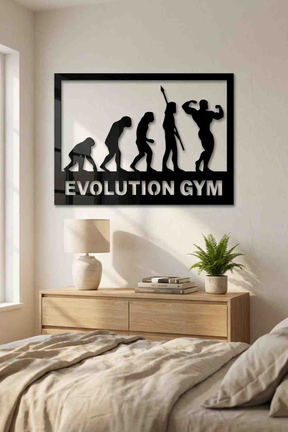 Evolution gym - Cuadro decorativo | Cortayrecorta.es