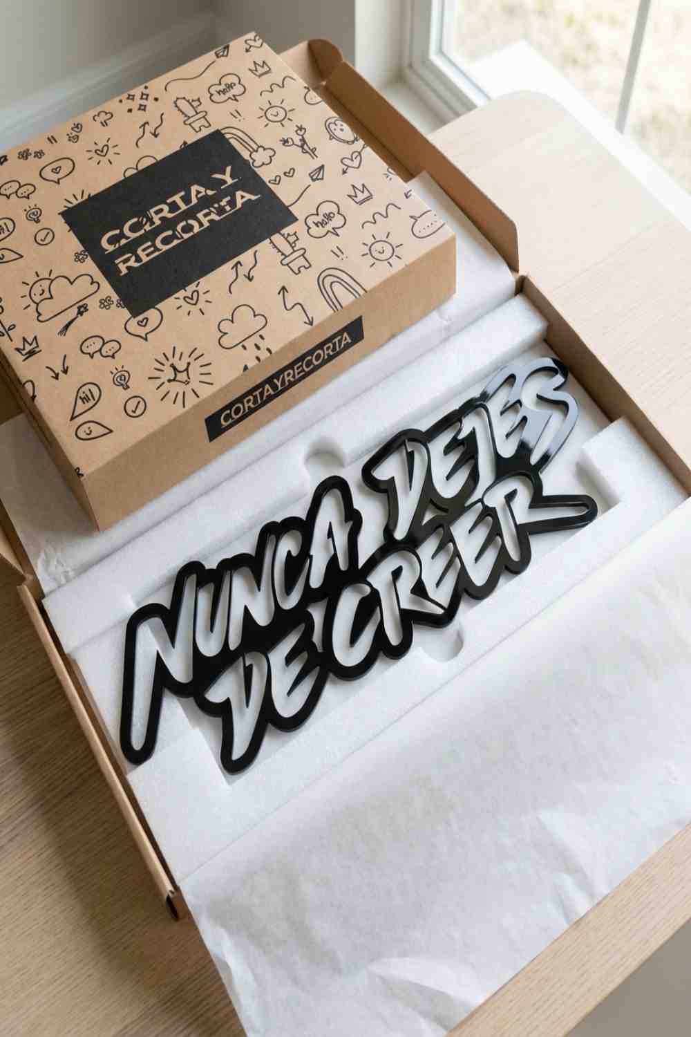 Nunca Dejes De Creer - Cuadro decorativo | Cortayrecorta.es
