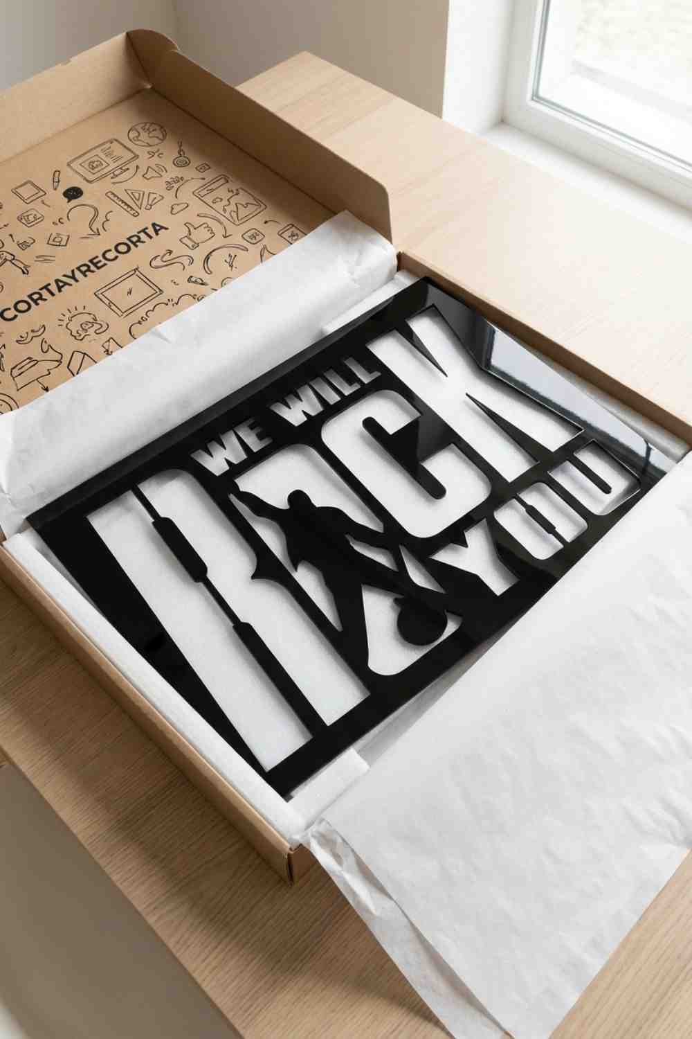 We Will Rock You - Cuadro decorativo | Cortayrecorta.es