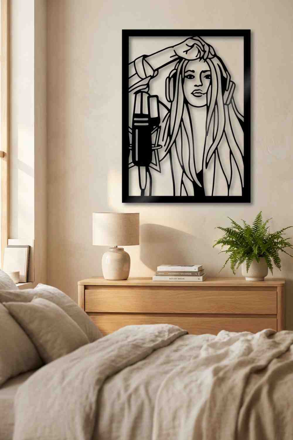 Shakira Y Bizarrap - Cuadro decorativo | Cortayrecorta.es