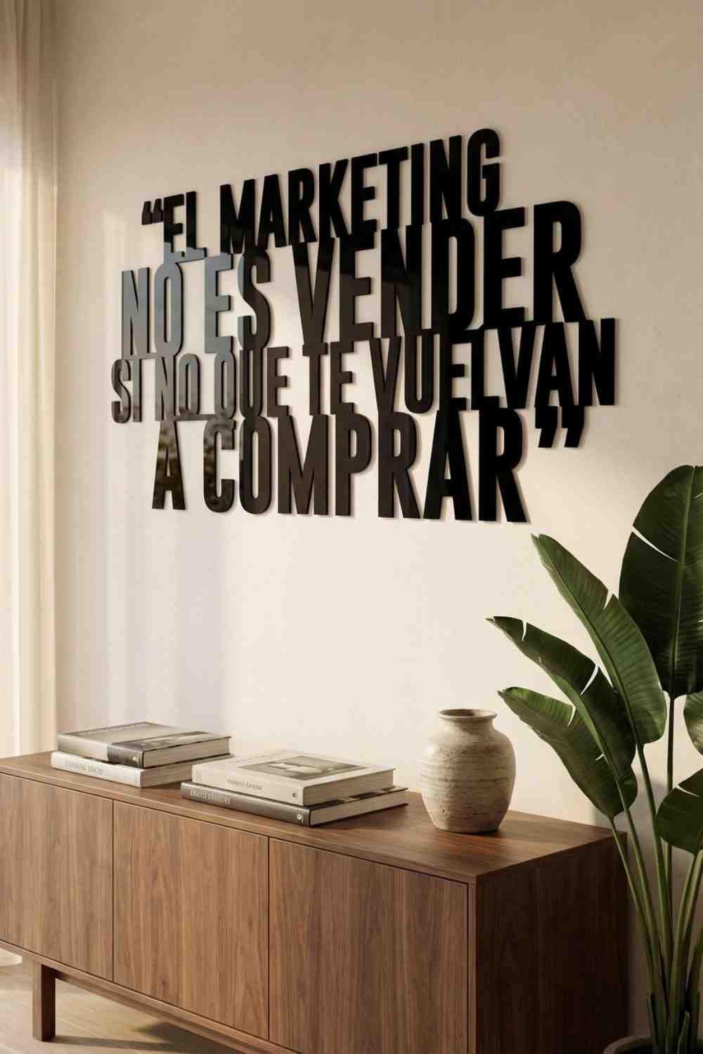 El marketing no es vender - Cuadro decorativo | Cortayrecorta.es