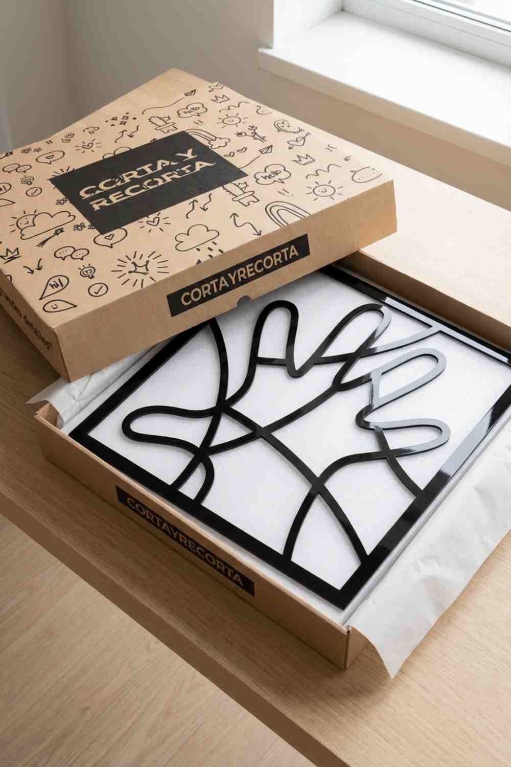 Hand - Romero Brito - Cuadro decorativo | Cortayrecorta.es