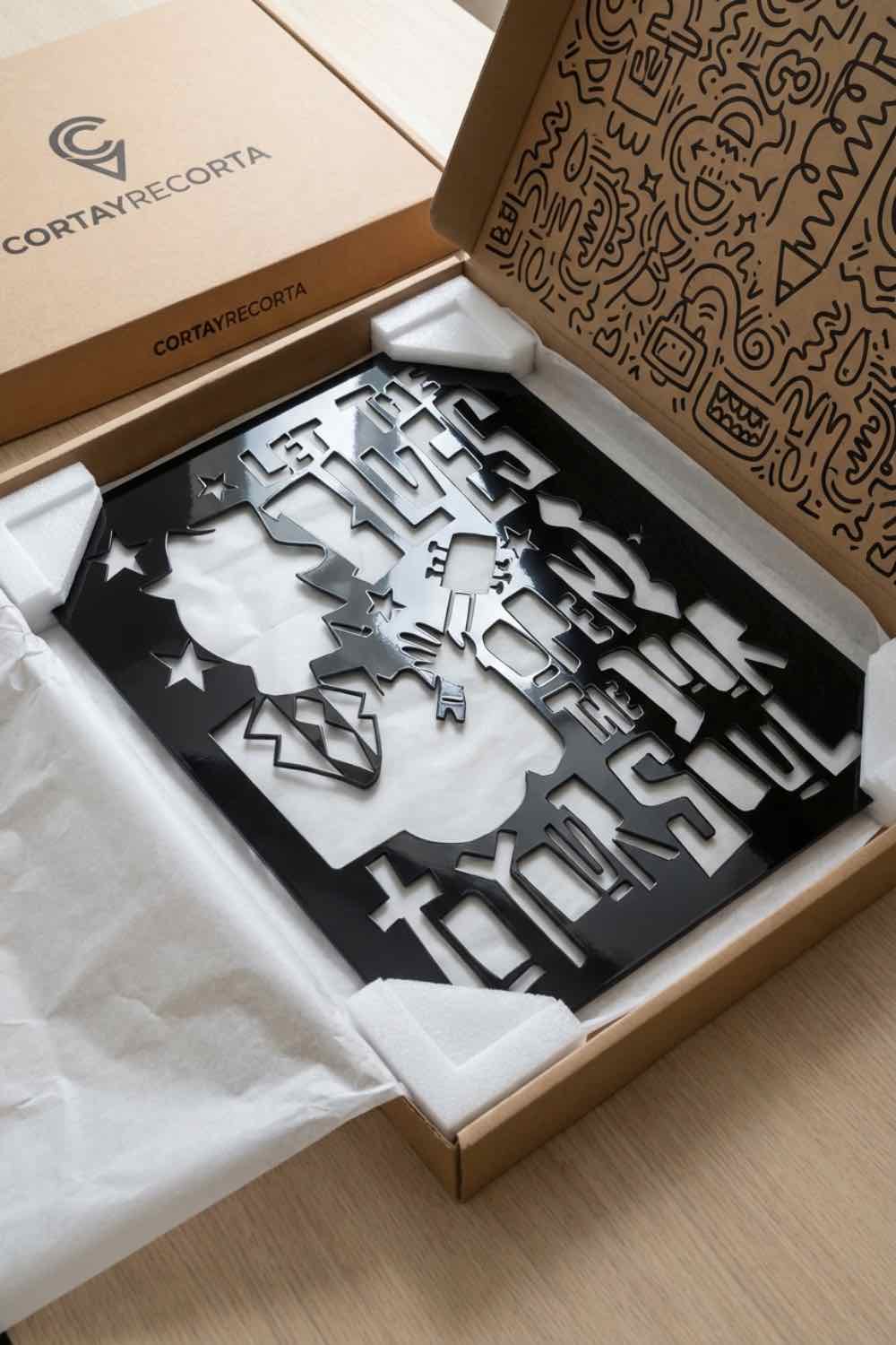 Let The Blues - Cuadro decorativo | Cortayrecorta.es