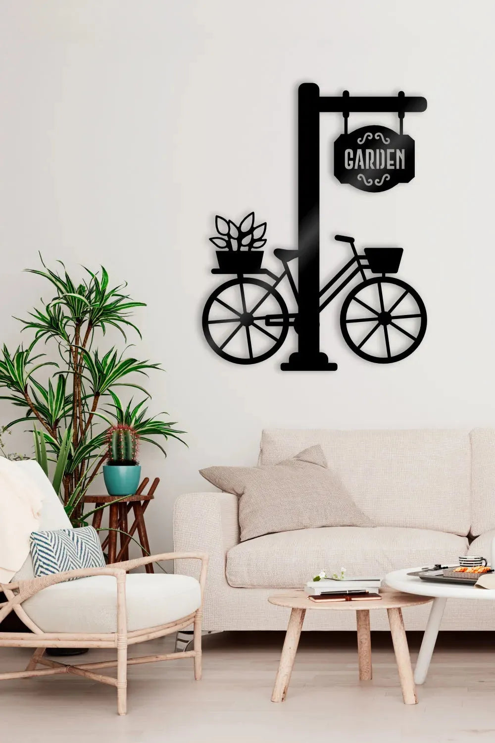Bicycle In The Garden