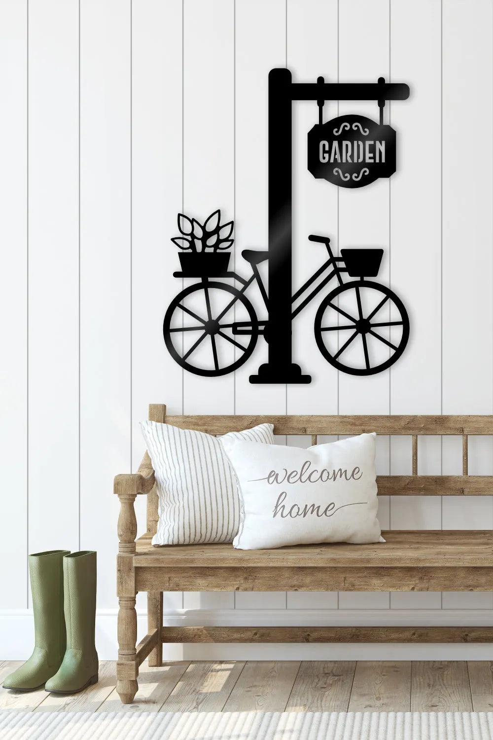 Bicicleta En El Jardín