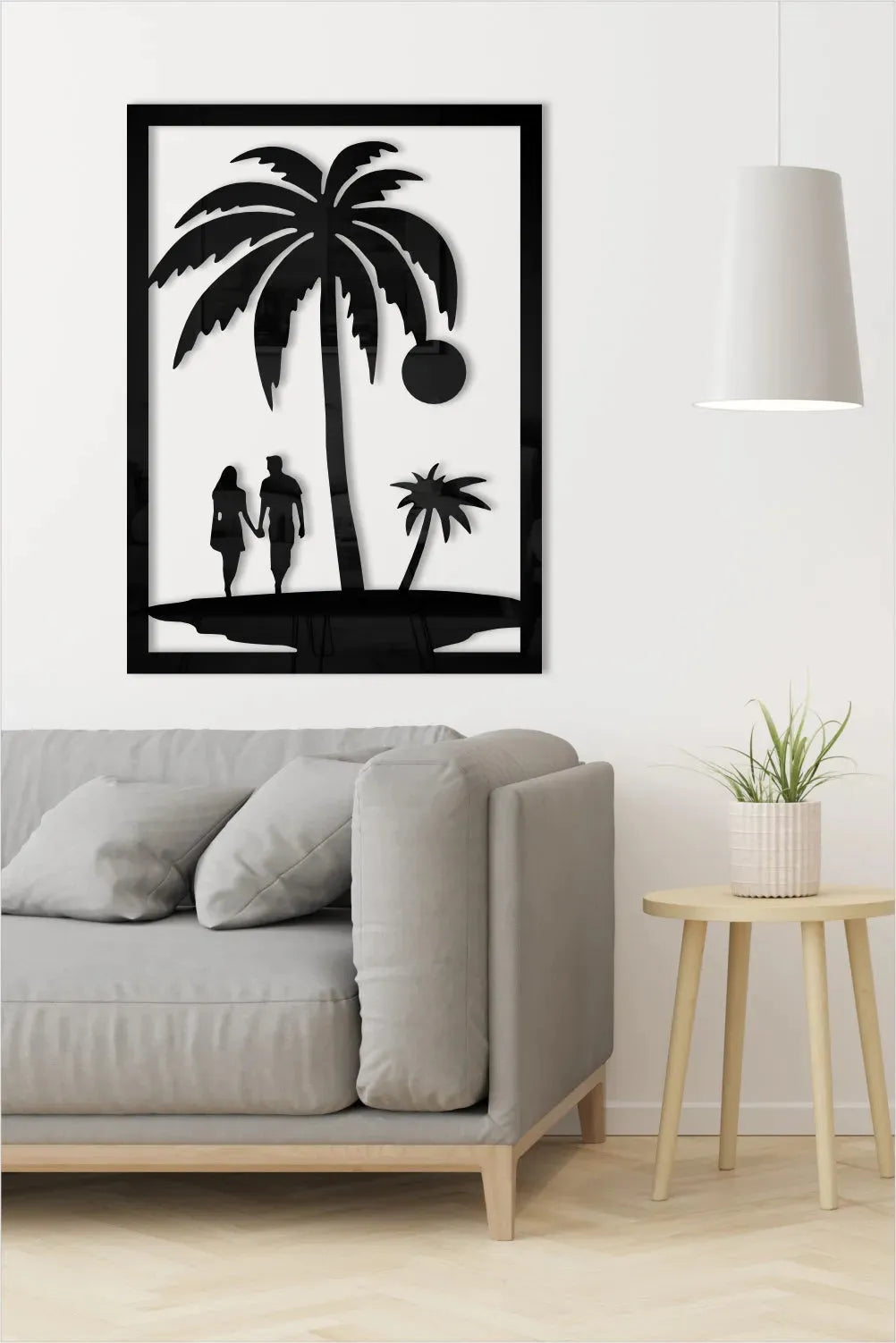 Walking on the beach