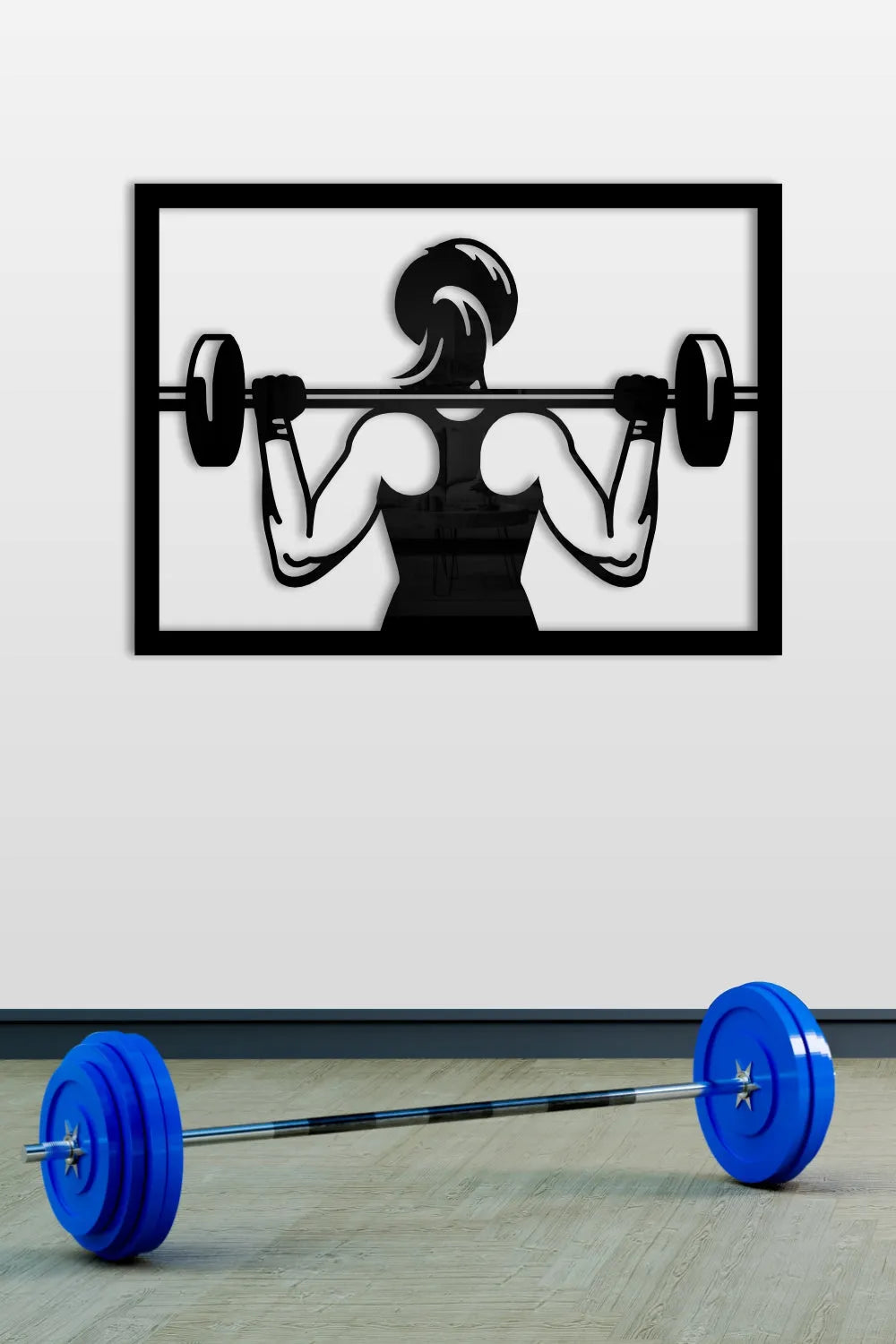 Girl lifting weight