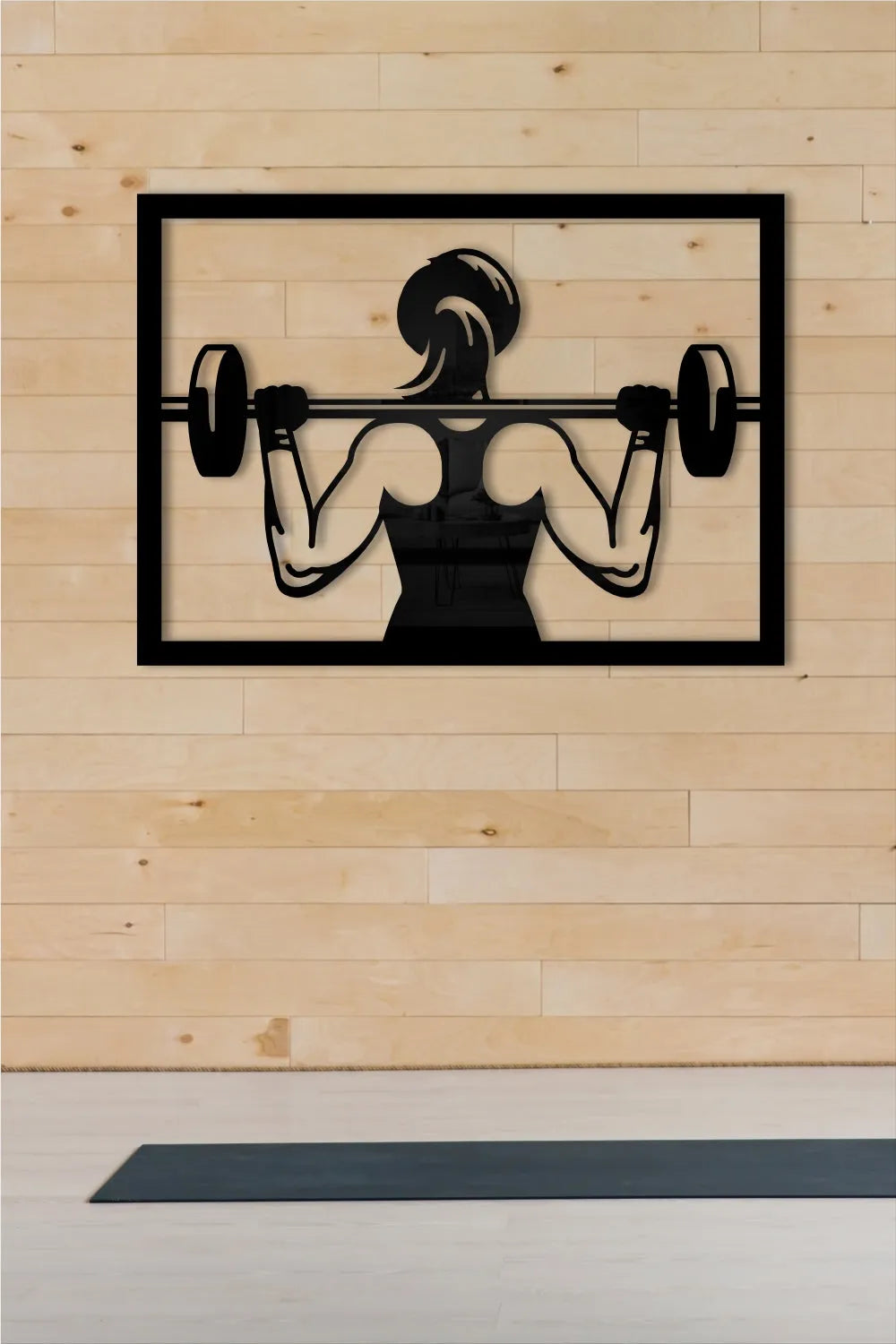 Girl lifting weight