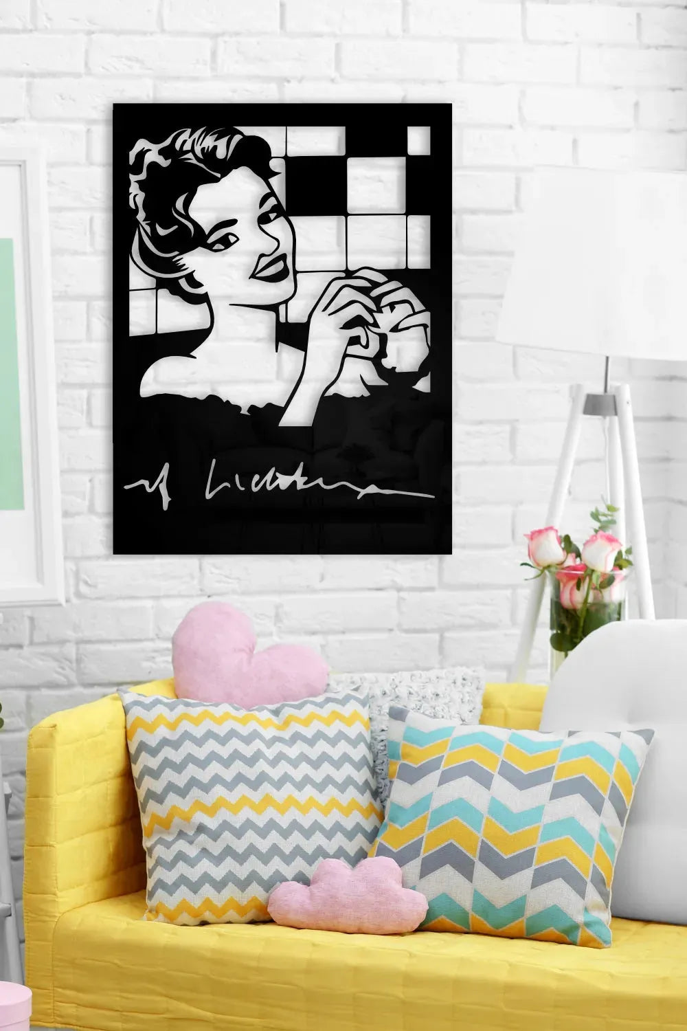 Girl In The Bathtub - Lichtenstein