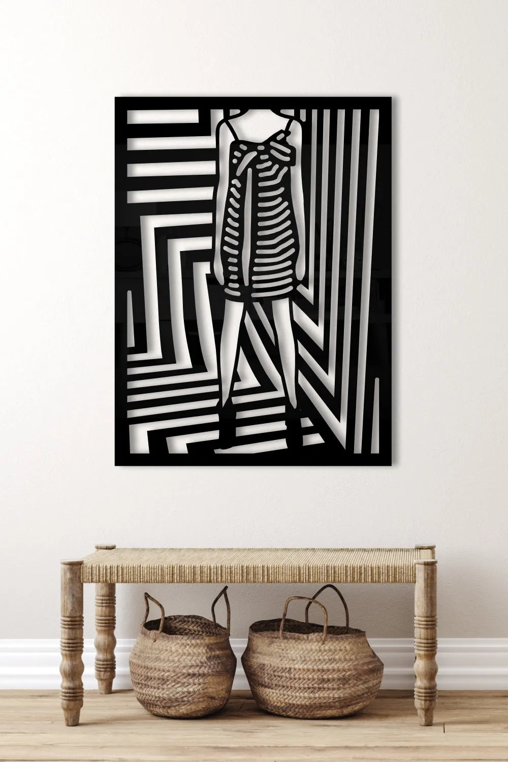 Girl Pop Art Stripes