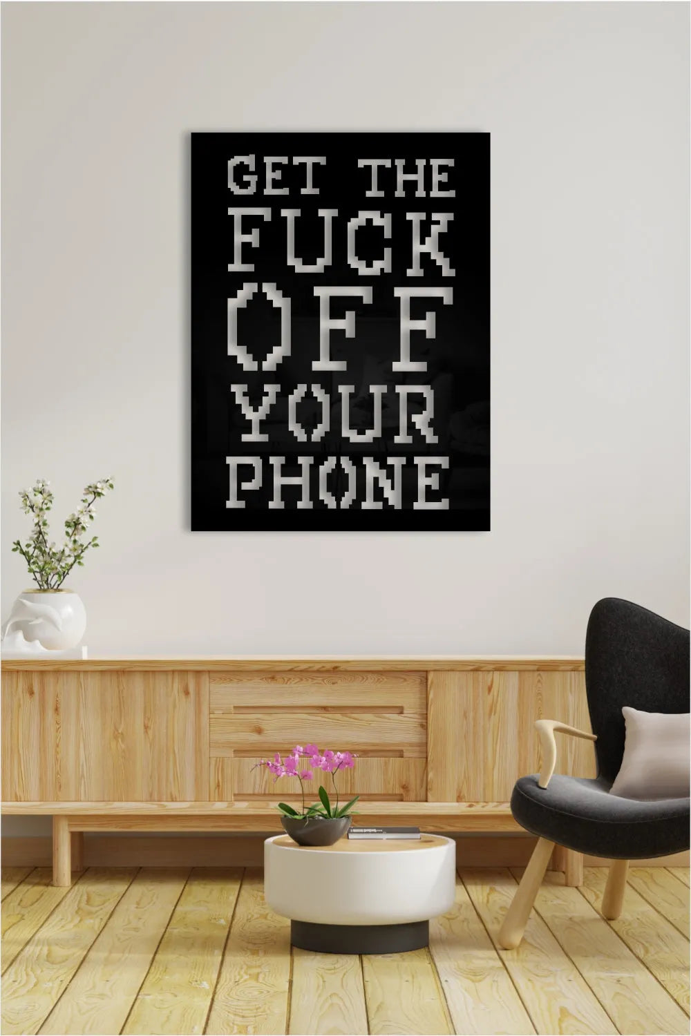 Get the fuck off your phone