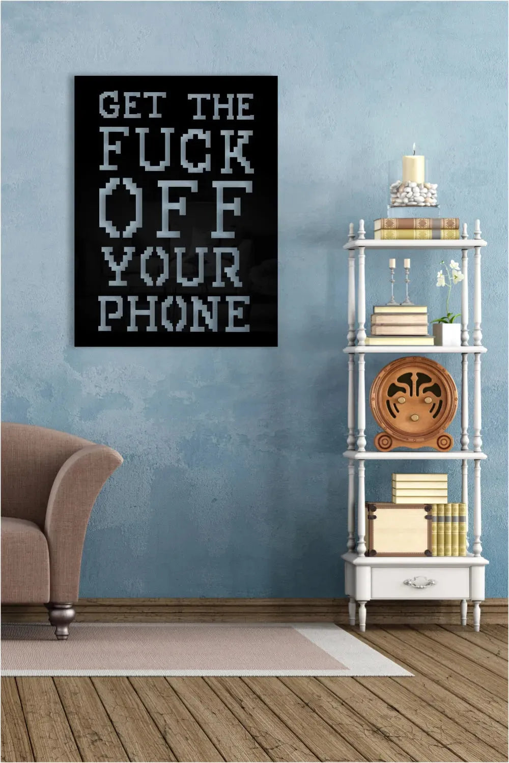 Get the fuck off your phone