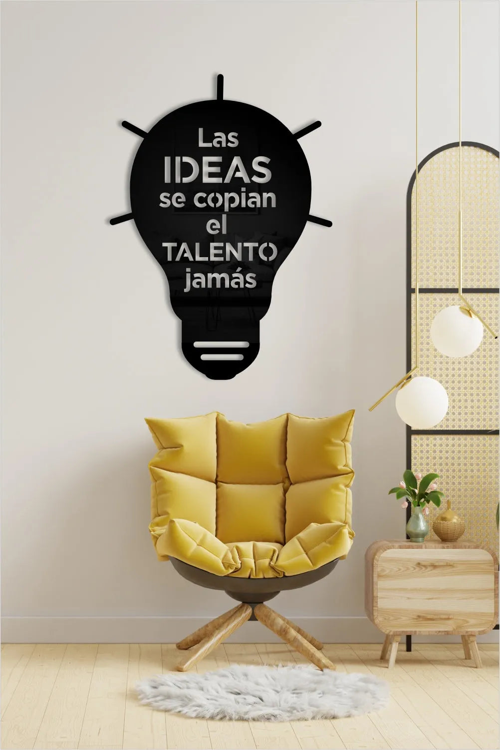 Ideas are copied, talent is never