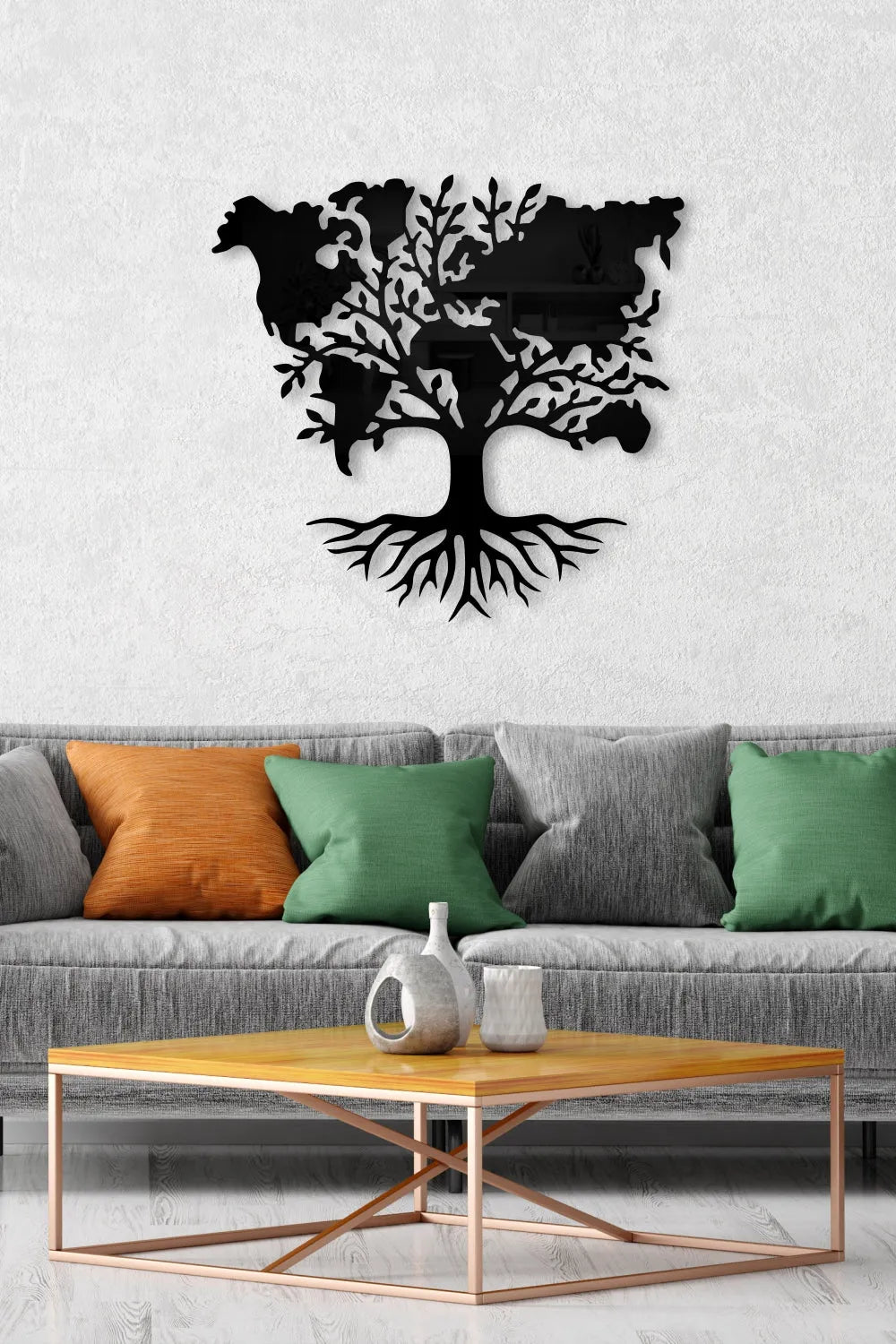 Mapa Mundi Árbol de la Vida
