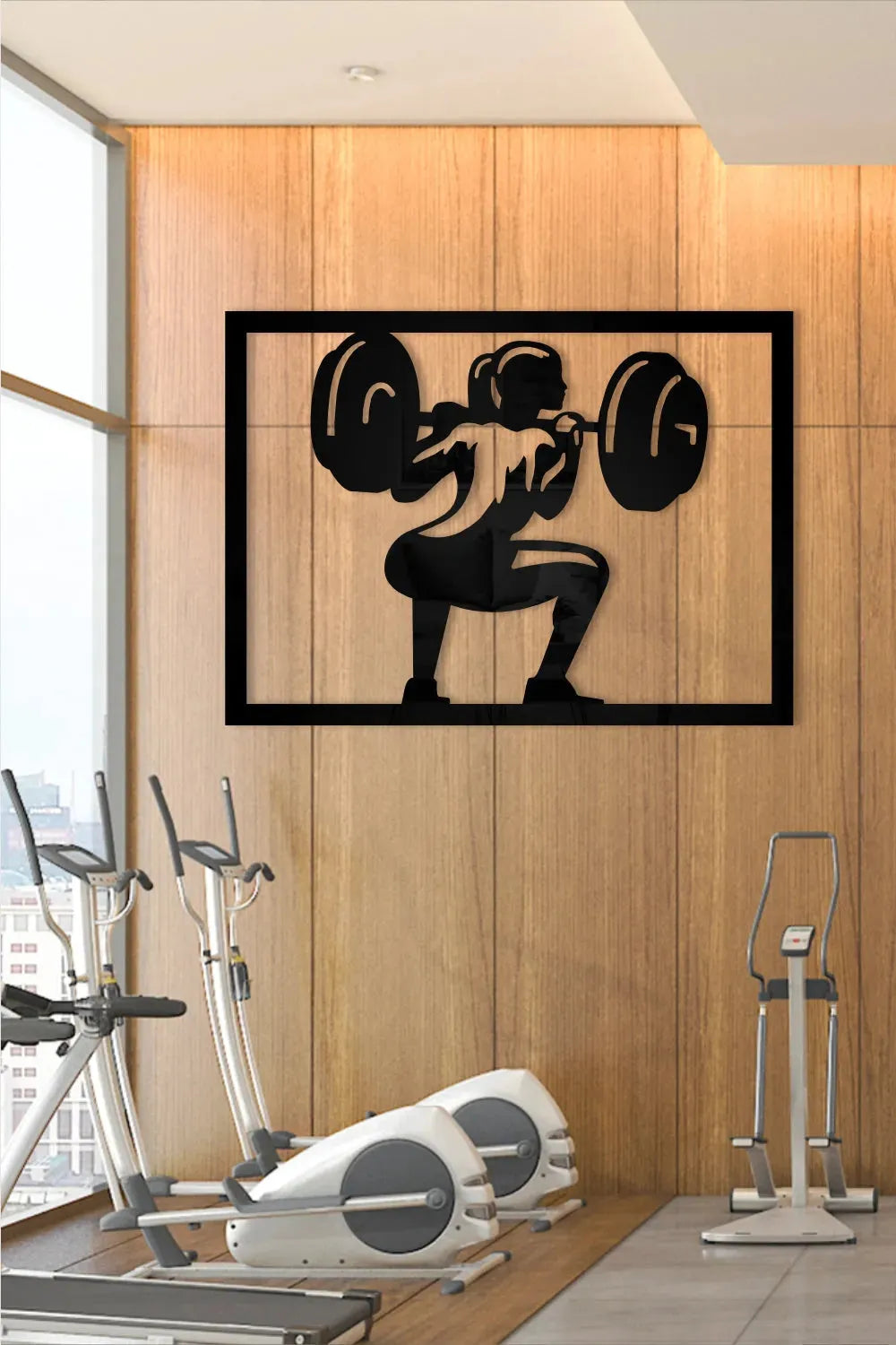 Woman lifting weight