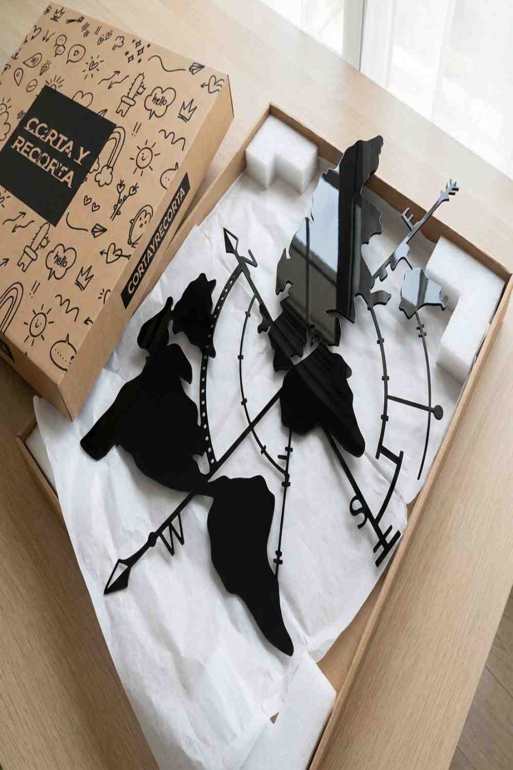 Mapa Indy - Cuadro decorativo | Cortayrecorta.es