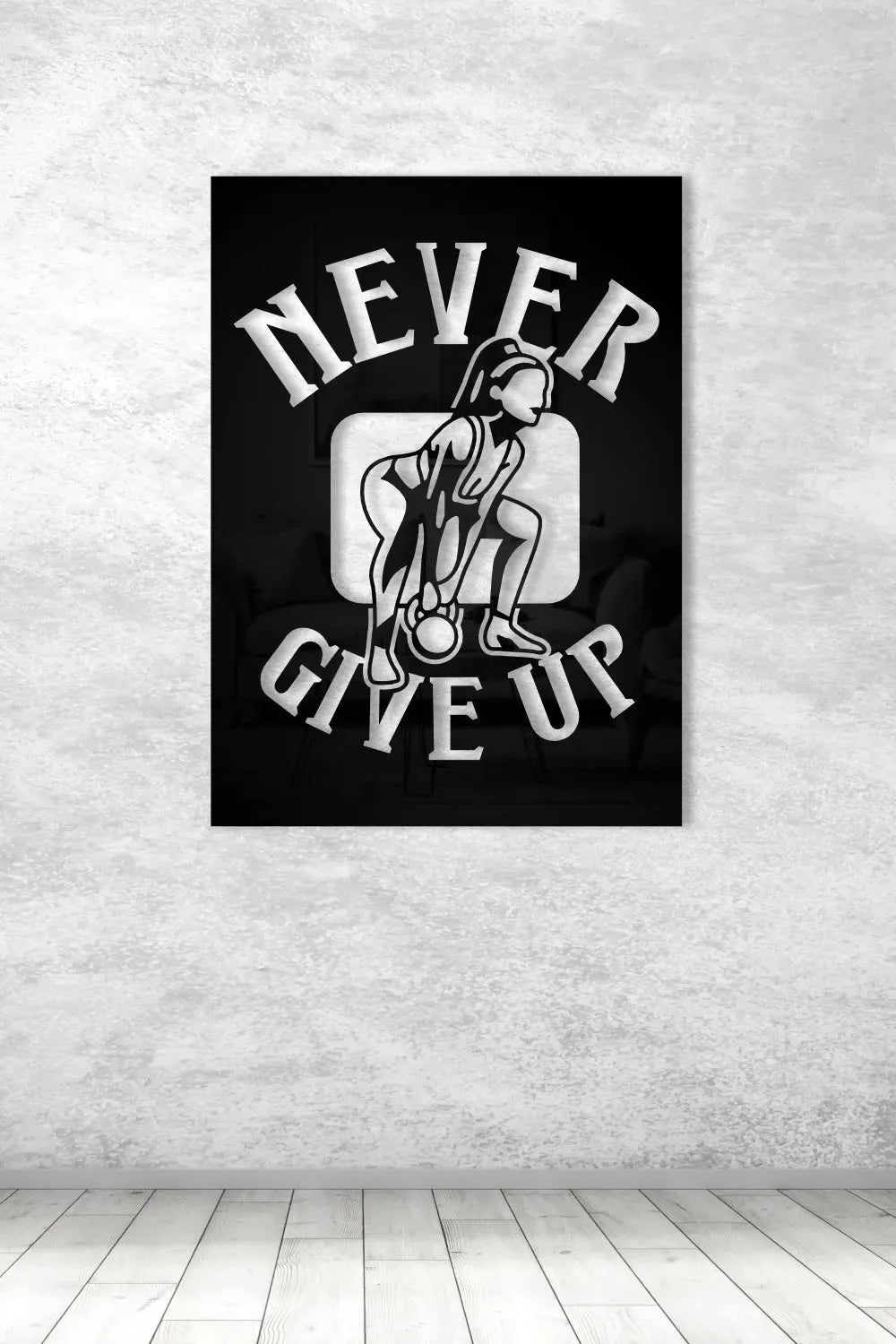Never give up