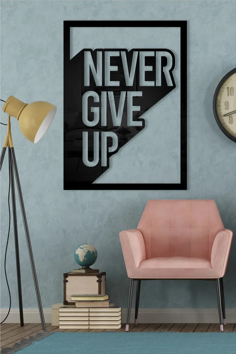 Never give up