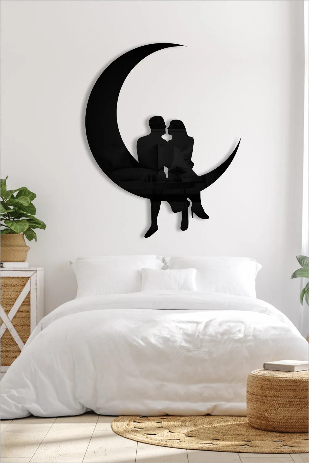 Pareja en la luna