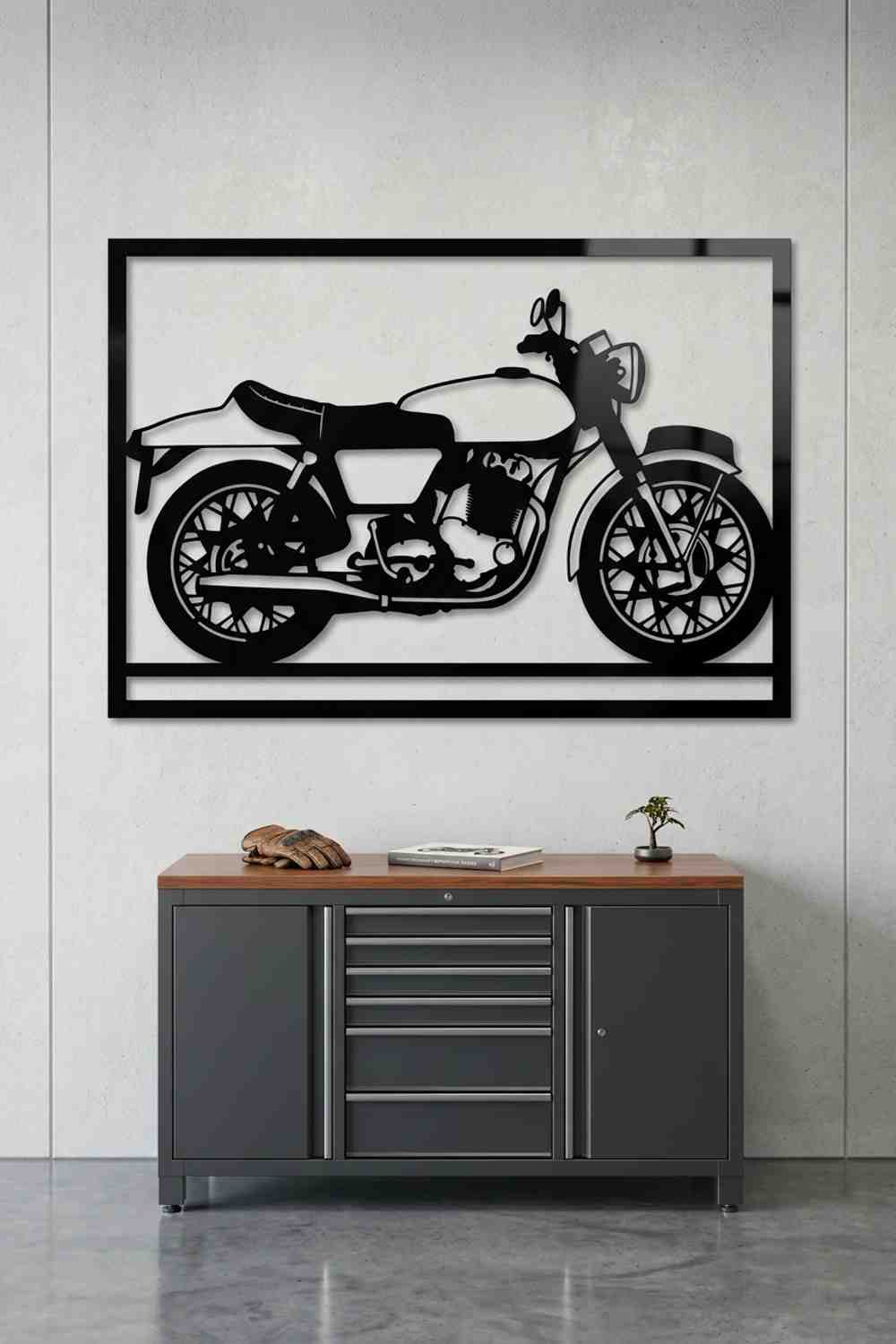 Norton Commando de 1968 - Cuadro decorativo | Cortayrecorta.es