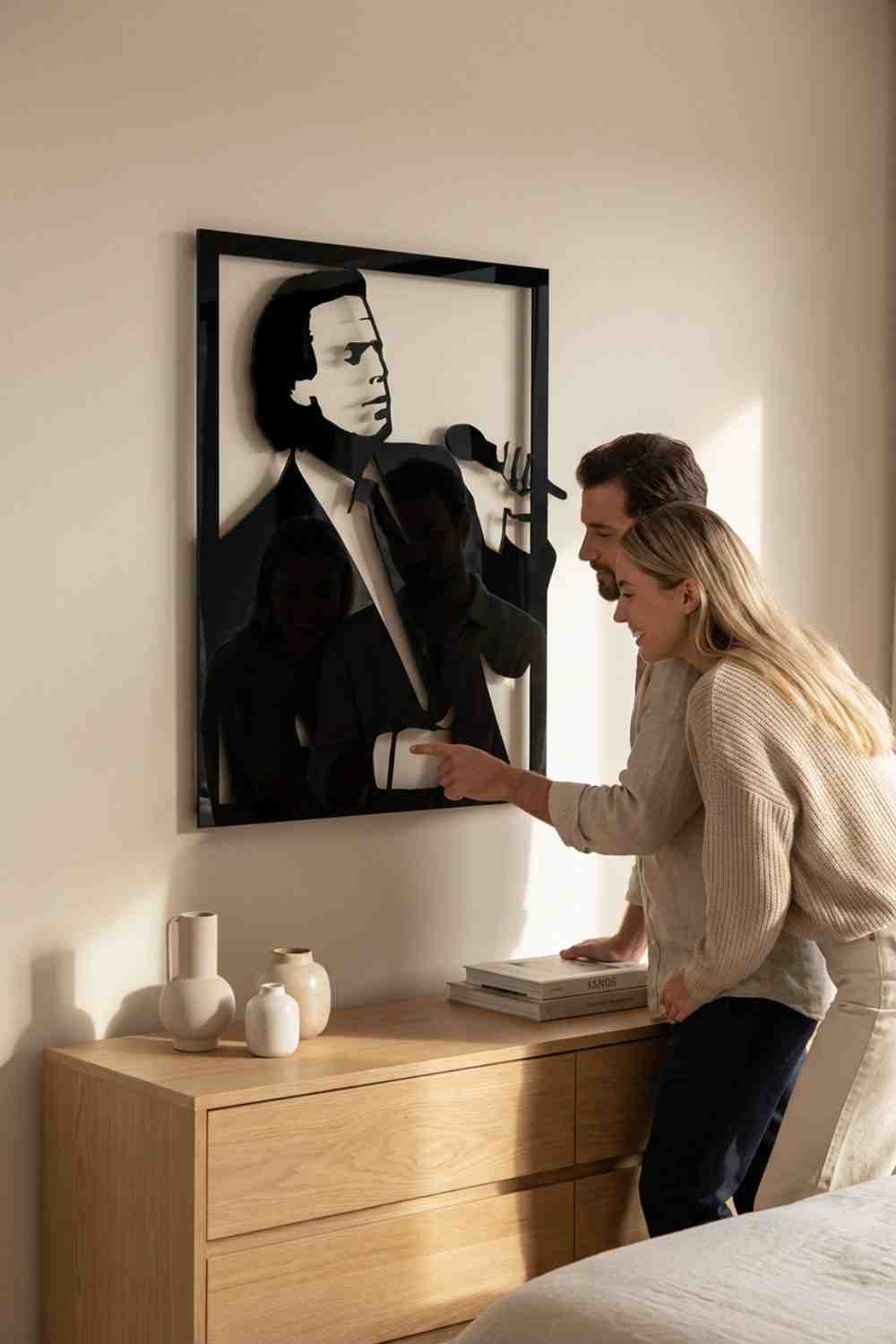 Julio Iglesias - Cuadro decorativo | Cortayrecorta.es