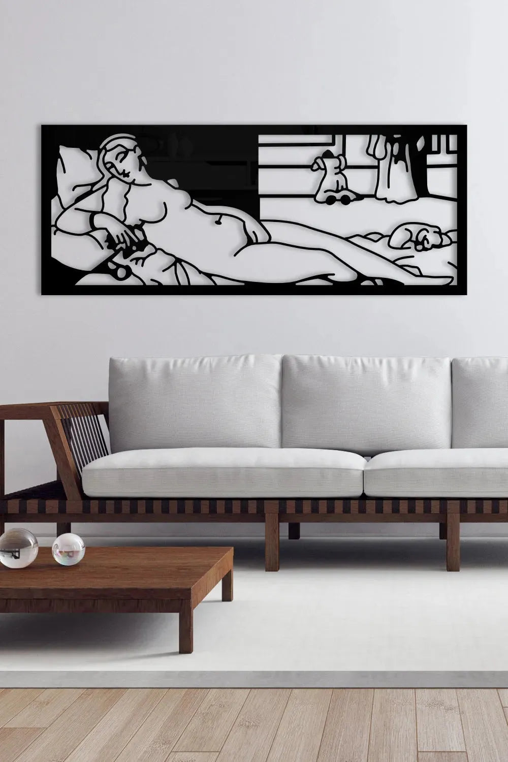 The Venus of Urbino (1538) – Tiziano Vecellio Panoramic