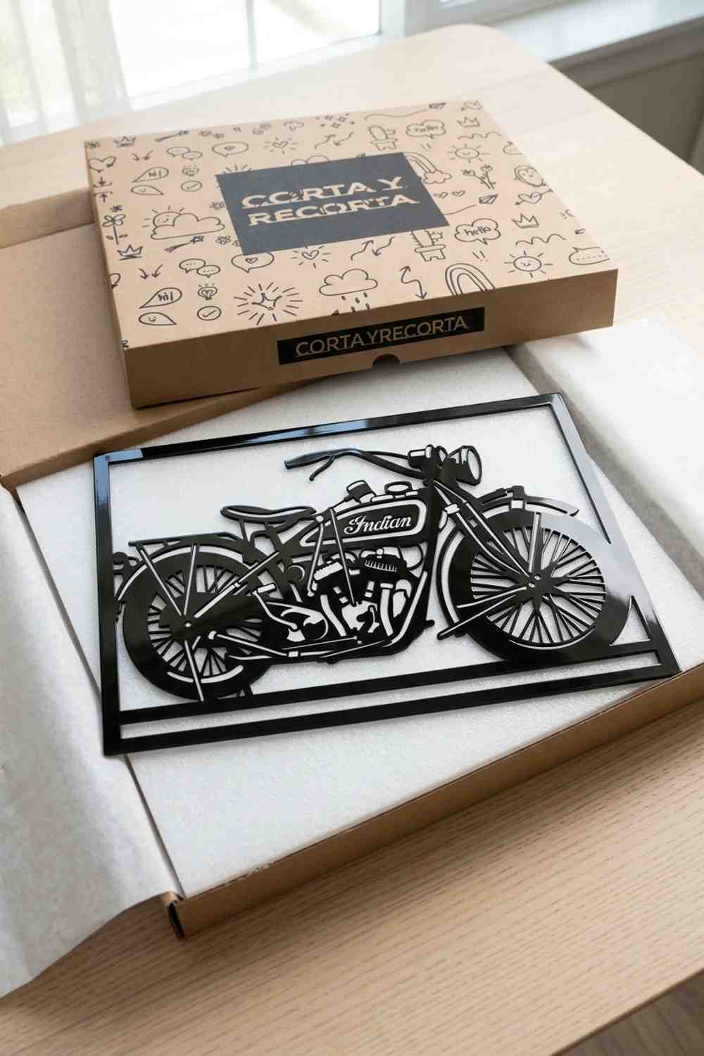 Indian Scout de 1920 - Cuadro decorativo | Cortayrecorta.es