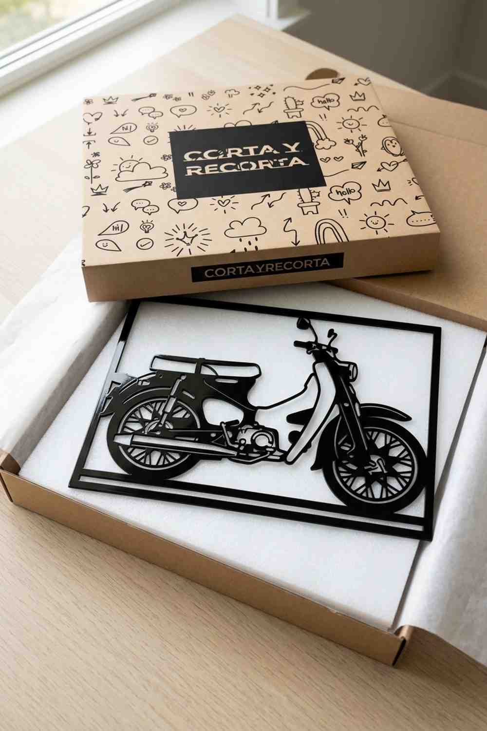 Honda Super Cub de 1958 - Cuadro decorativo | Cortayrecorta.es